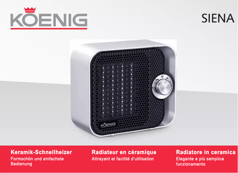 Page 1 de la notice Manuel utilisateur Koenig B06149