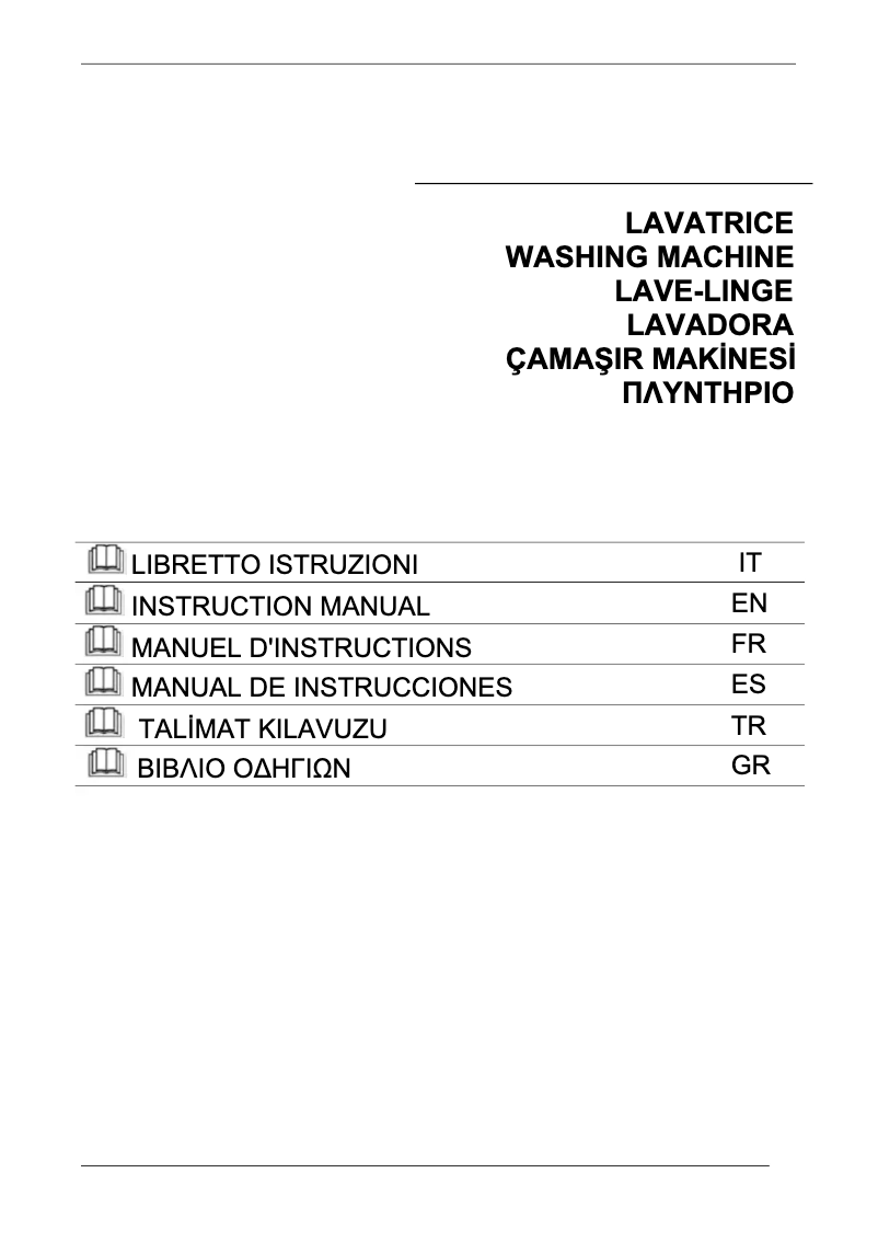 Image de la première page du manuel de l'appareil FWM-1400-7 EI