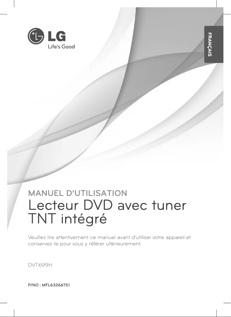Page n°1 - Manuel utilisateur LG DVT699H