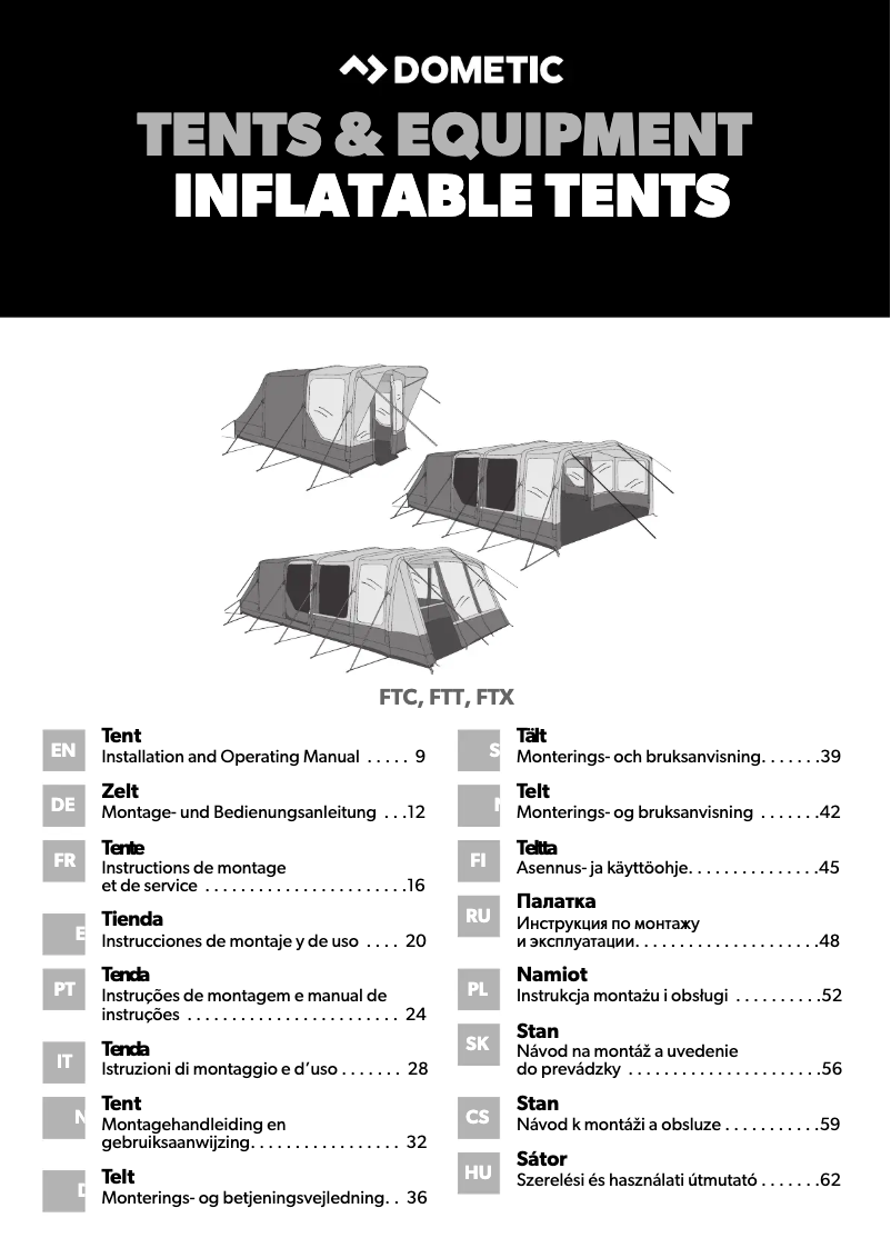 Page 1 de la notice Mode d'emploi Dometic Ascension FTX 601