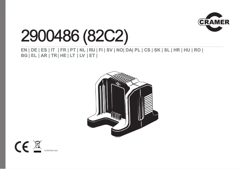 Page n°1 - Manuel utilisateur Cramer 82C2G