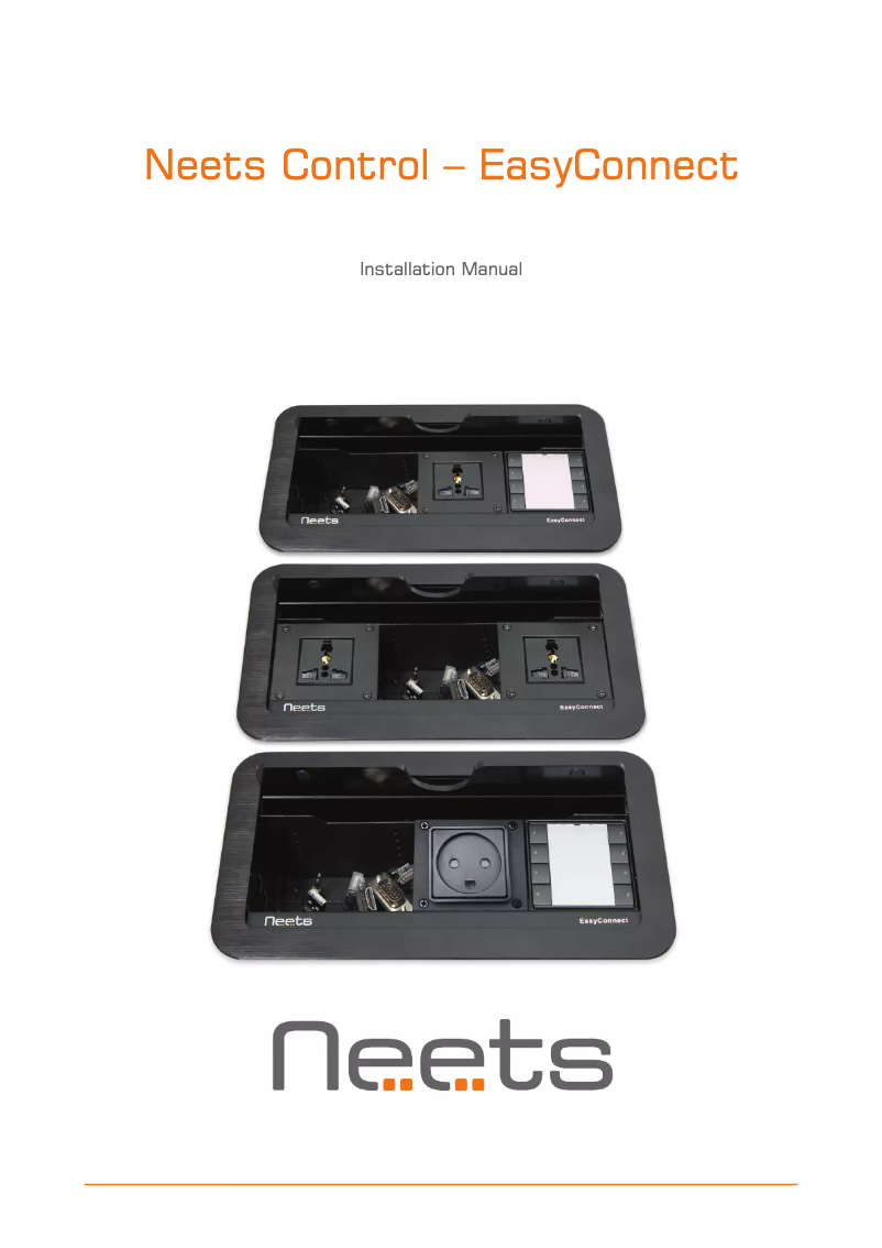 Page 1 de la notice Manuel utilisateur Neets EasyConnect