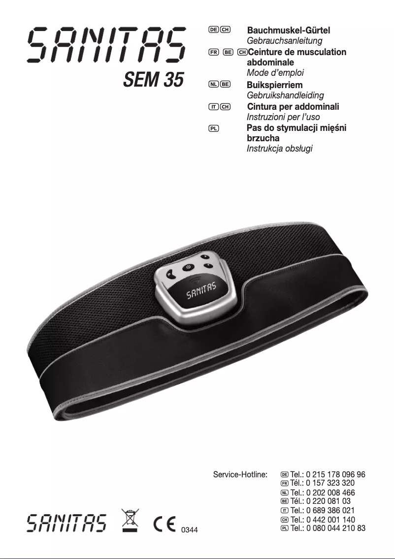 Image de la première page du manuel de l'appareil SEM 35