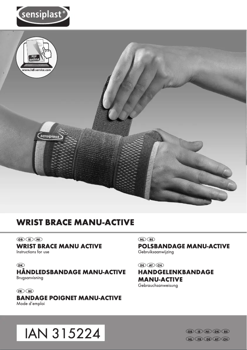 Image de la première page du manuel de l'appareil IAN 315224