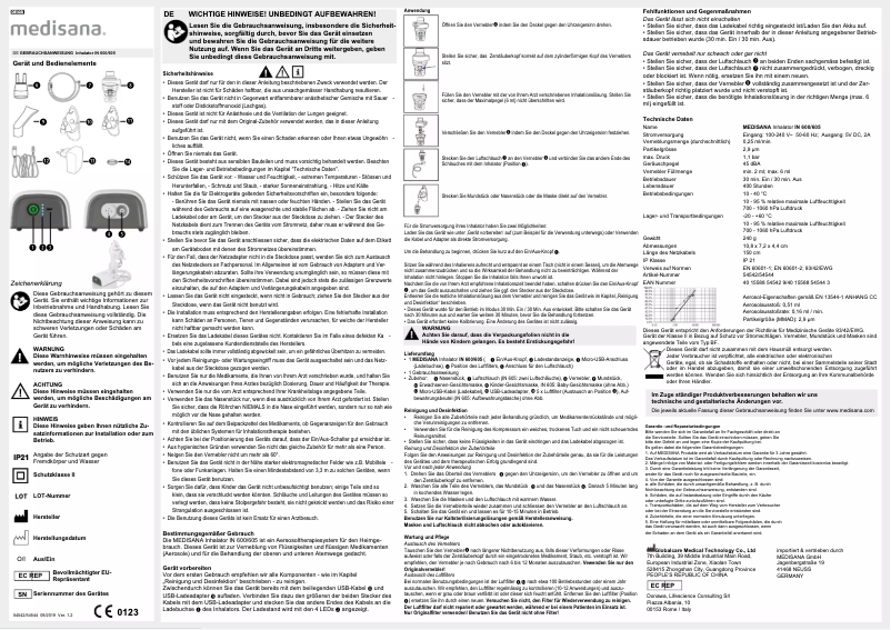 Image de la première page du manuel de l'appareil IN 605