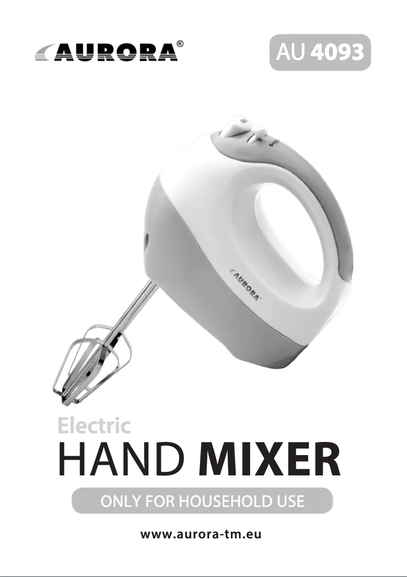 Image de la première page du manuel de l'appareil AU4093