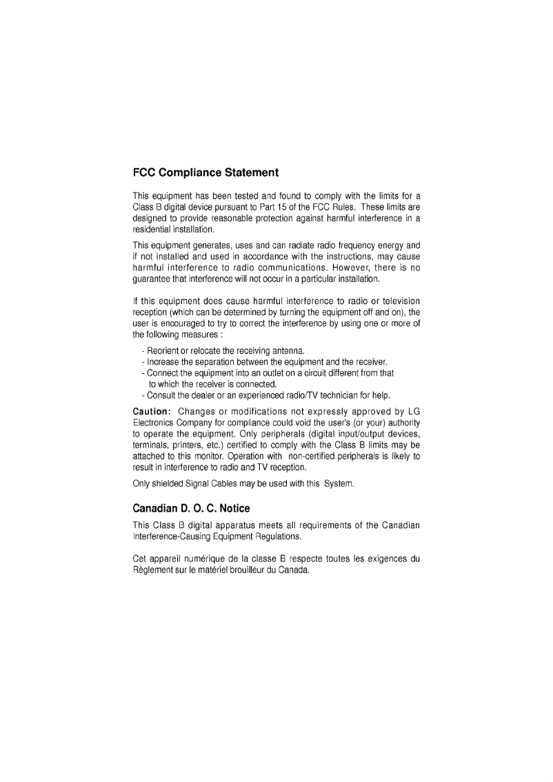 Página 1 del manual Manual de usuario LG CS545