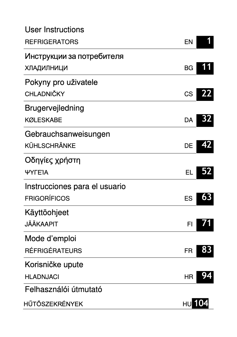 Image de la première page du manuel de l'appareil CCE3T620FW