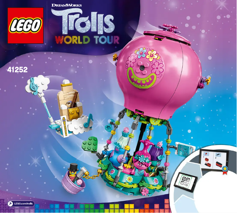 Page 1 de la notice Manuel utilisateur Lego Trolls 41252