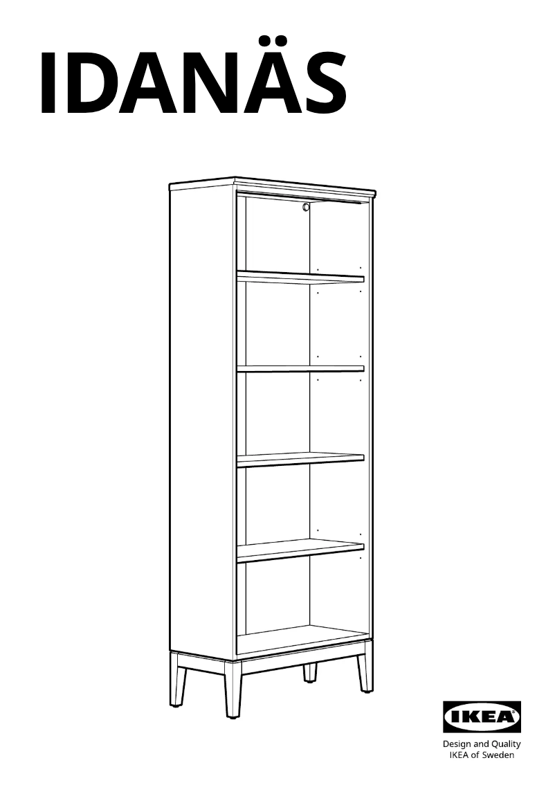 Page 1 de la notice Manuel utilisateur Ikea IDANÄS 804.878.32