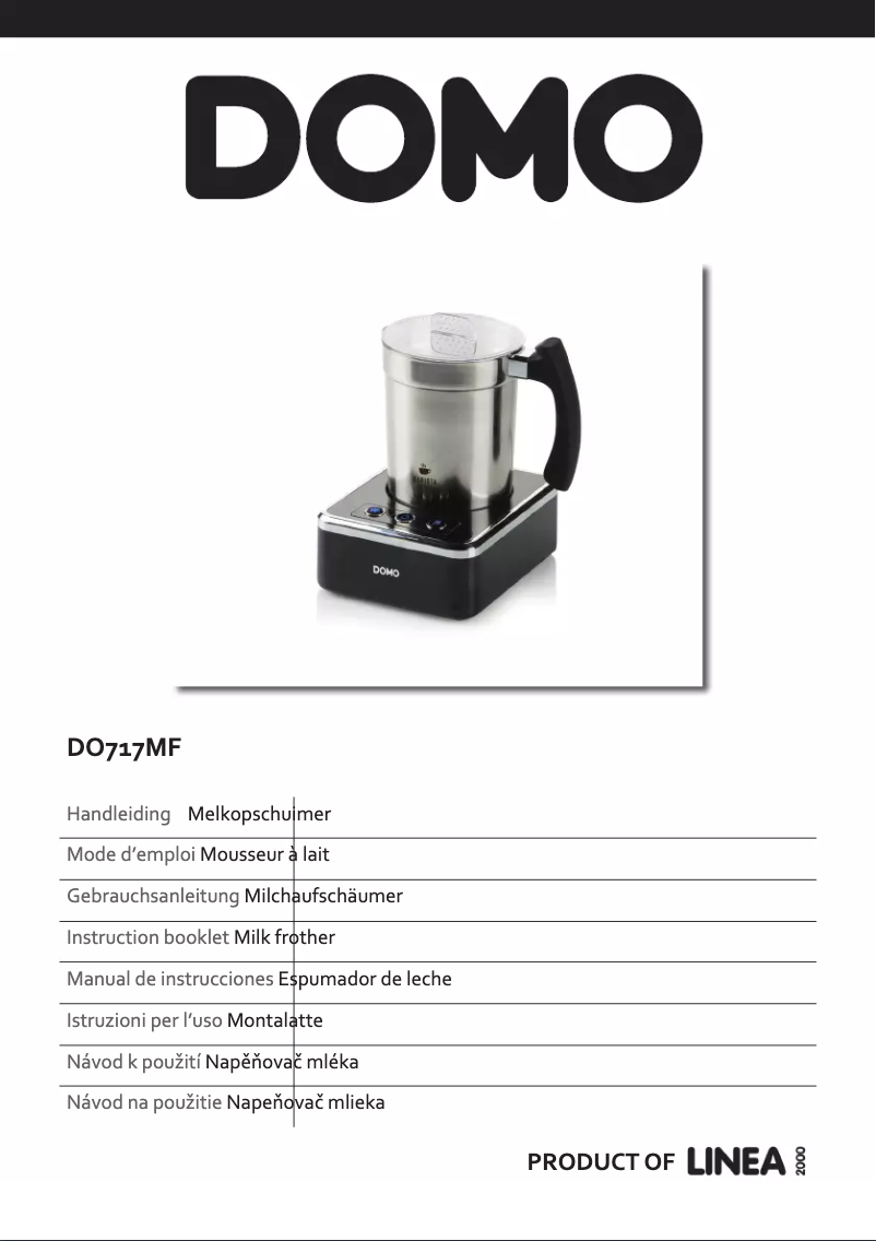 Image de la première page du manuel de l'appareil DO717MF