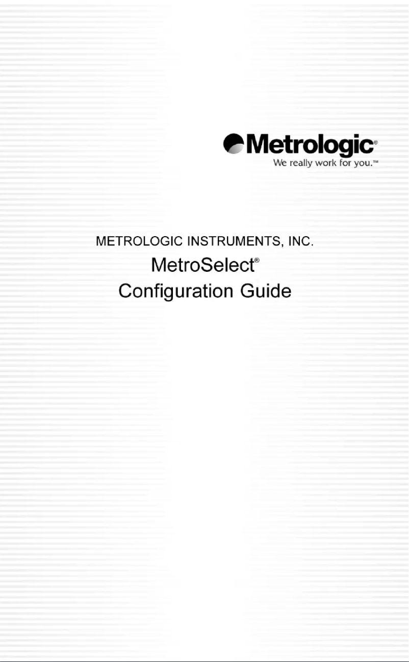 Image de la première page du manuel de l'appareil MS7320 InVista