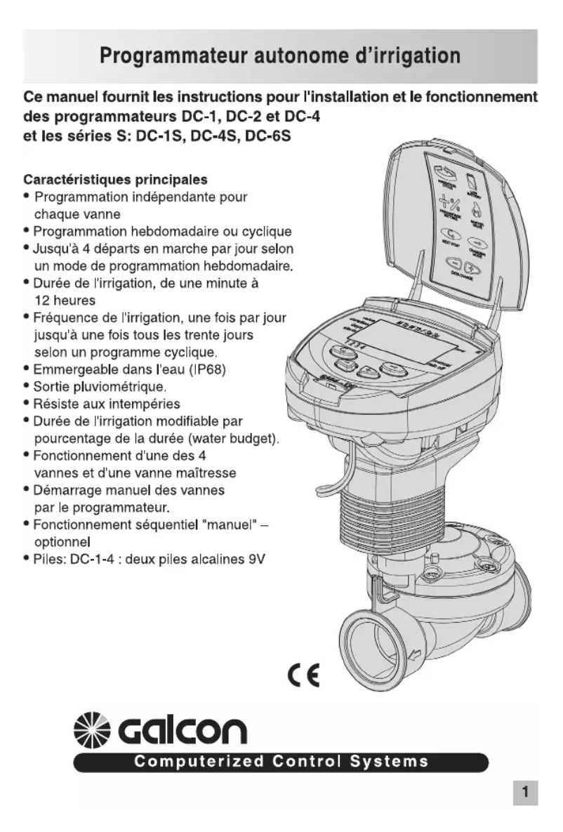 Página 1 del manual Manual de usuario Galcon DC-1