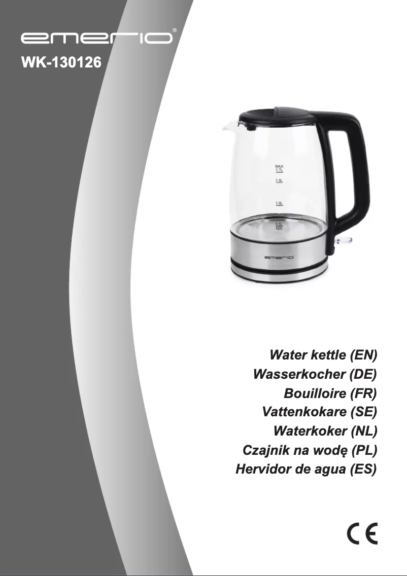 Page n°1 - Manuel utilisateur Emerio WK-130126