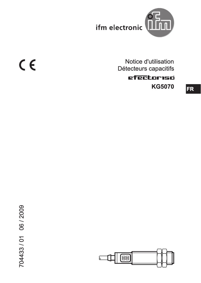 Página 1 del manual Manual de usuario IFM KG5070