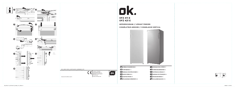 Page n°1 - Manuel utilisateur OK OFZ 421 E