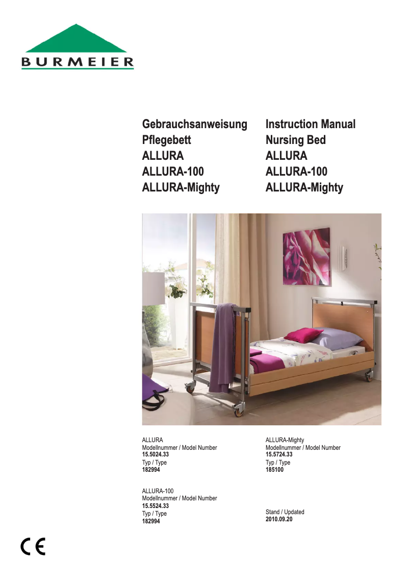 Página 1 del manual Manual de usuario Burmeier Allura-Mighty