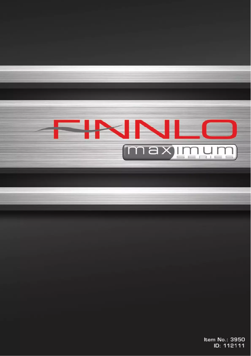 Page 1 de la notice Manuel utilisateur Finnlo Maximum 3950