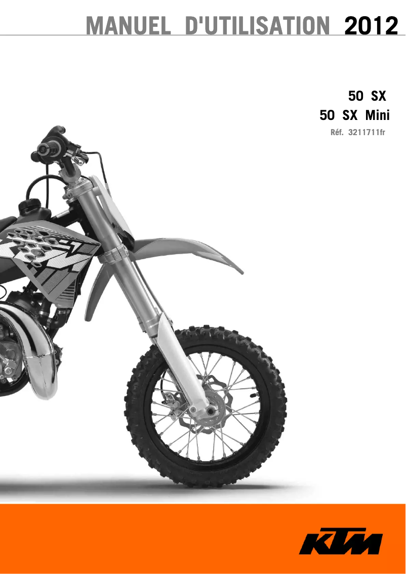 Image de la première page du manuel de l'appareil 50 SX Mini (2012)