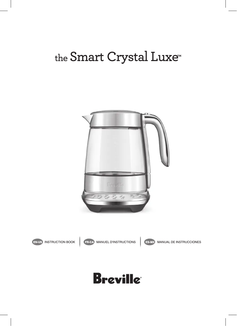 Image de la première page du manuel de l'appareil the Smart Crystal Luxe BKE855