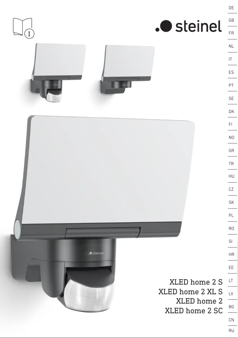 Page 1 de la notice Manuel utilisateur Steinel XLED home 2 XL S