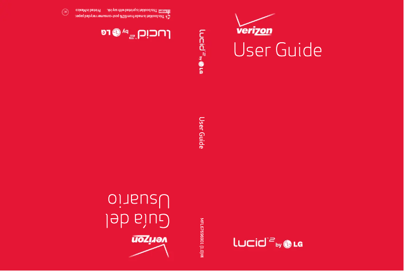 Page n°1 - Manuel utilisateur LG Lucid 2