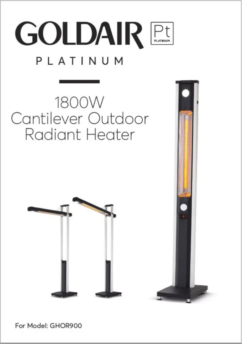 Image de la première page du manuel de l'appareil GHOR900