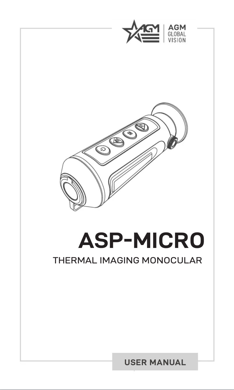 Page 1 de la notice Manuel utilisateur AGM ASP-Micro TM160