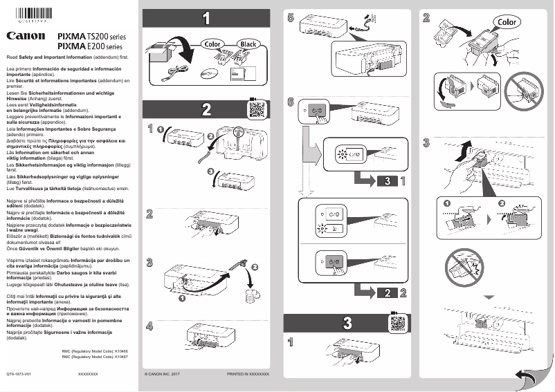 Página 1 del manual Manual de usuario Canon PIXMA E204