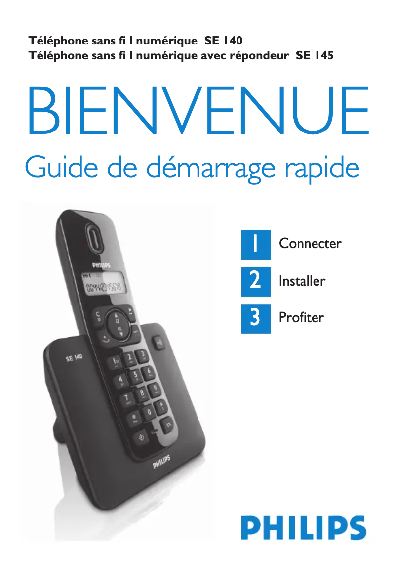 First page image of the manual for SE1454B