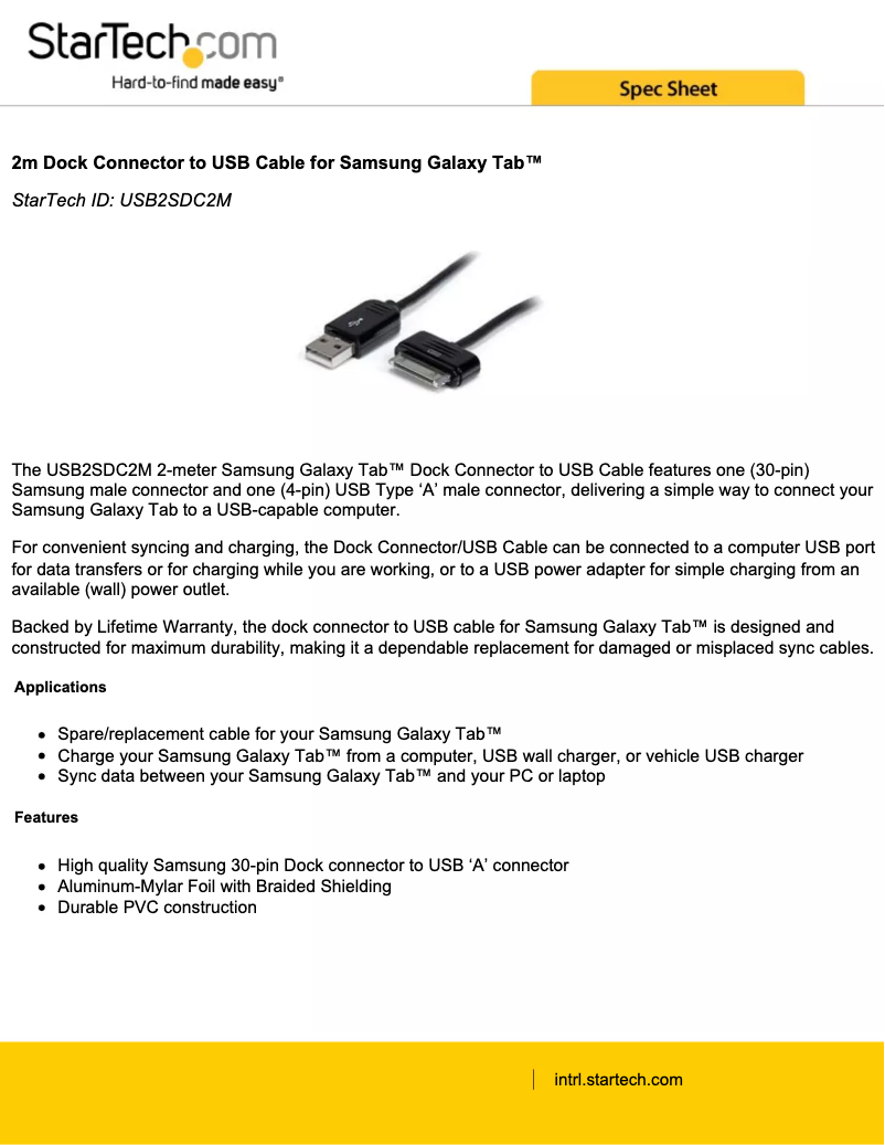 Página 1 del manual Manual de usuario StarTech.com USB2SDC2M