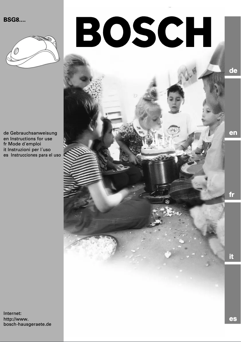 Image de la première page du manuel de l'appareil BSG82040