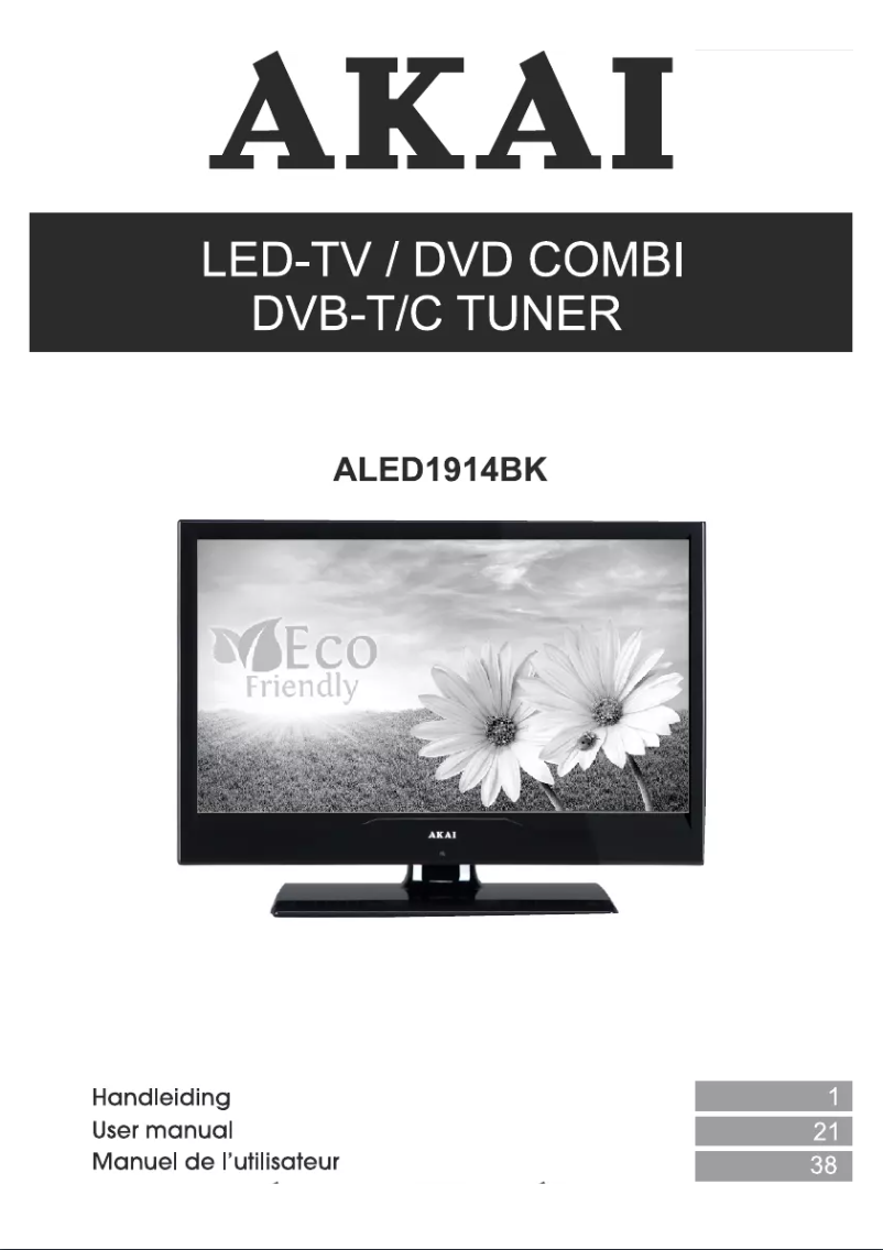 Image de la première page du manuel de l'appareil ALED1914BK