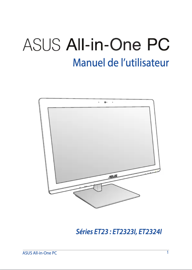 Page n°1 - Manuel utilisateur Asus ET2323INK