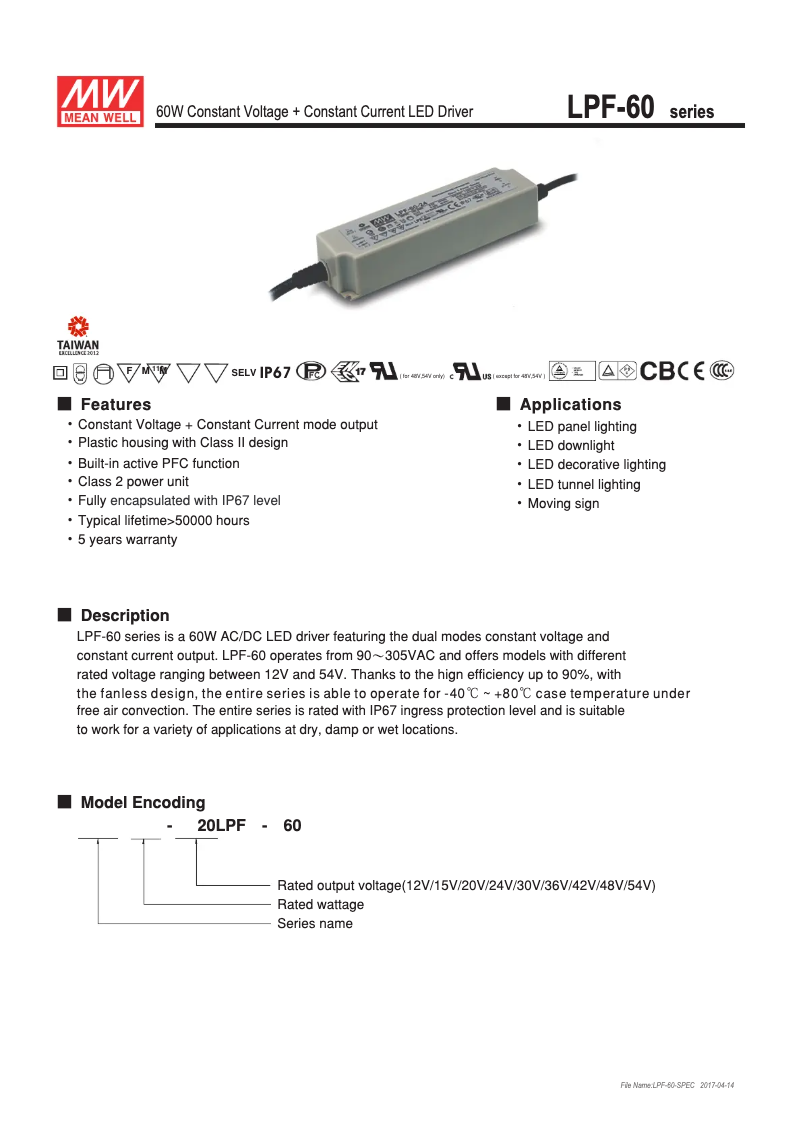 Page 1 de la notice Manuel utilisateur Monacor PSIP-60/24