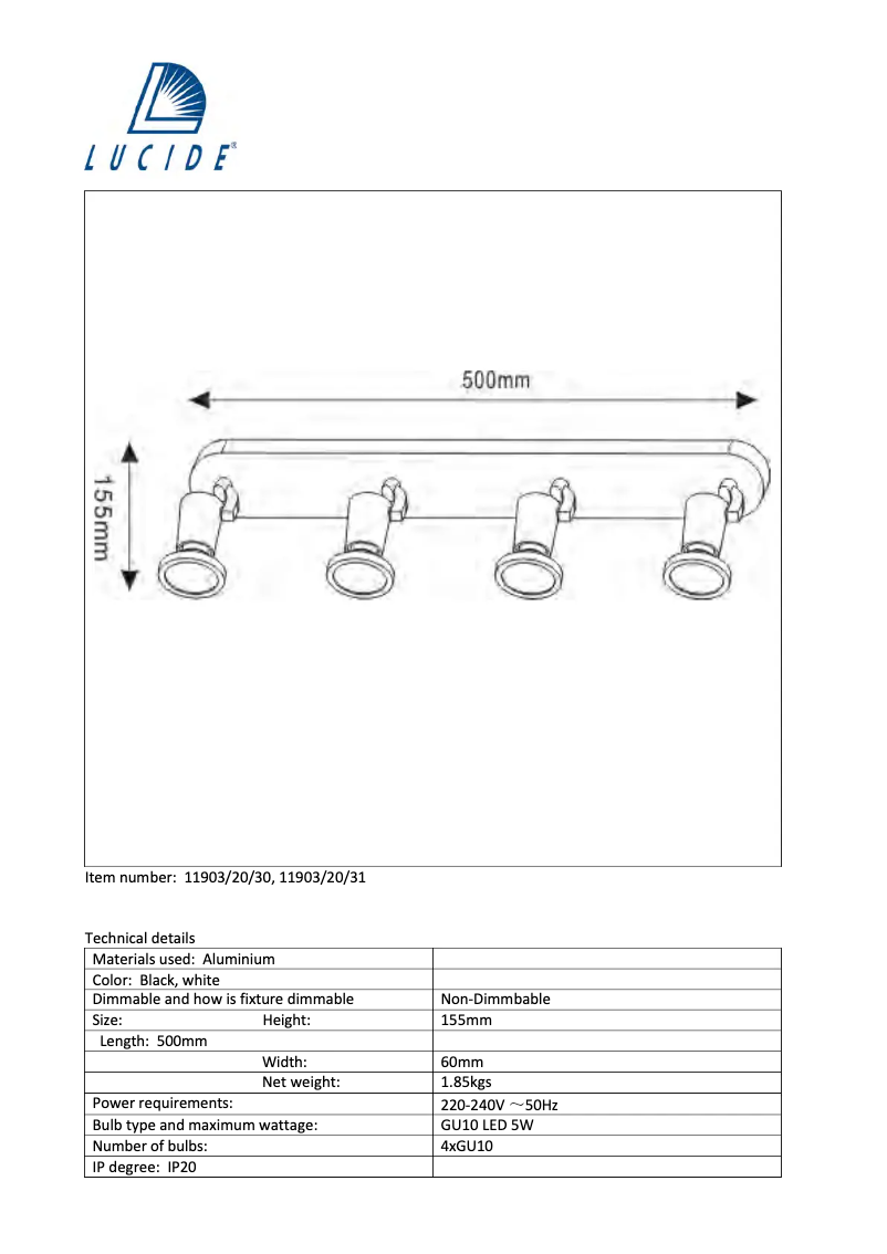 Image de la première page du manuel de l'appareil Jaster 11903/20/30