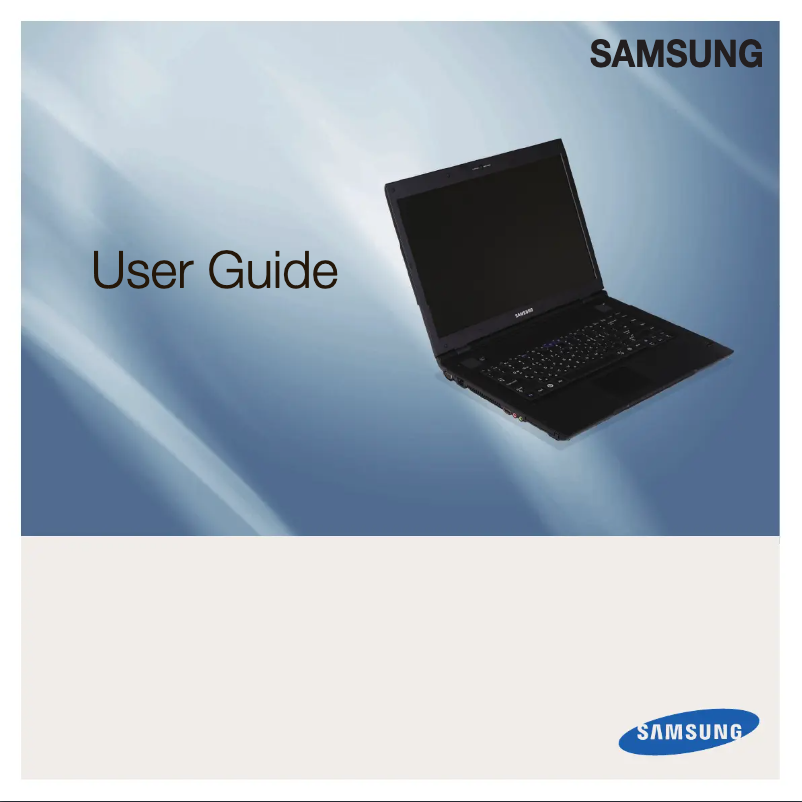 Page n°1 - Manuel utilisateur Samsung NP-P560I