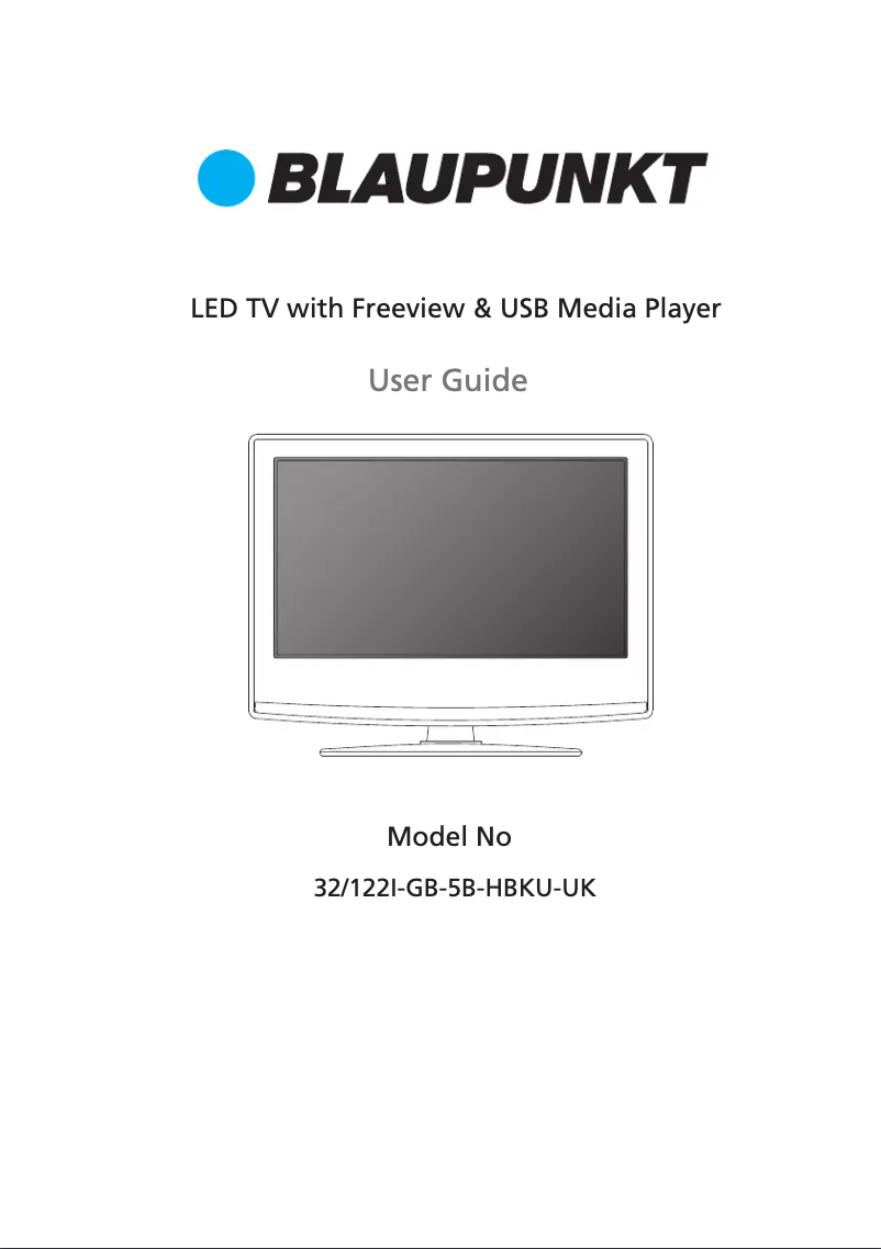 Page 1 of the manual User Manual Blaupunkt 32/122I-GB-5B-HBKU-UK