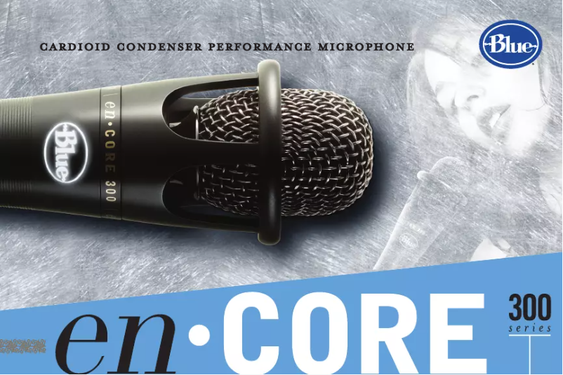 Page 1 de la notice Manuel utilisateur Blue Microphones Encore 300