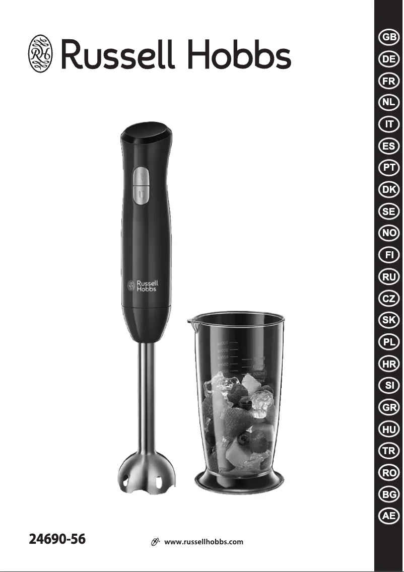 Page 1 de la notice Manuel utilisateur Russell Hobbs 24690-56