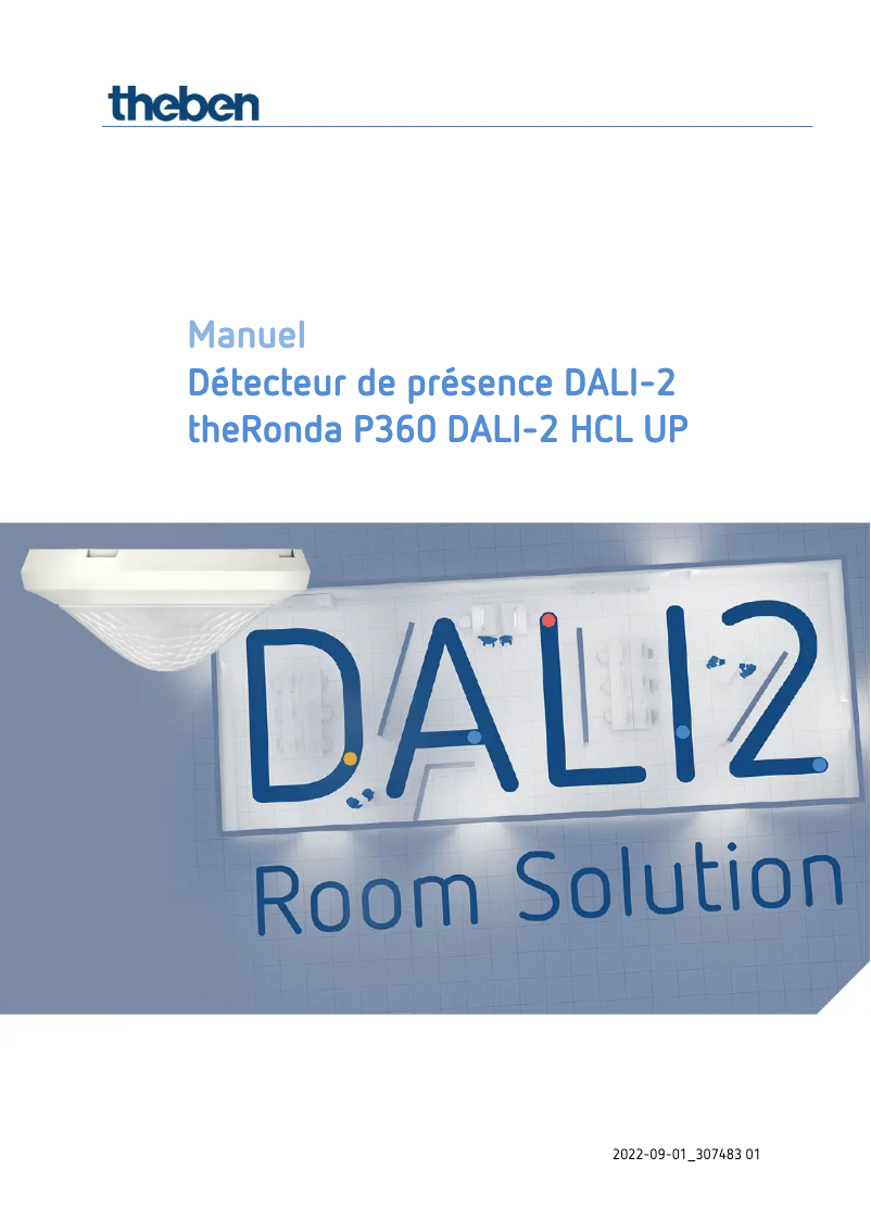 Page n°1 - Manuel utilisateur Theben theRonda P360 DALI-2 HCL UP