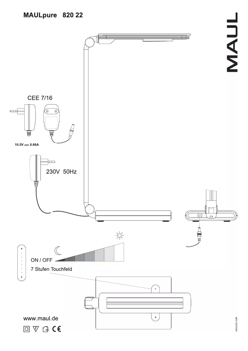 Page 1 de la notice Manuel utilisateur MAUL Pure