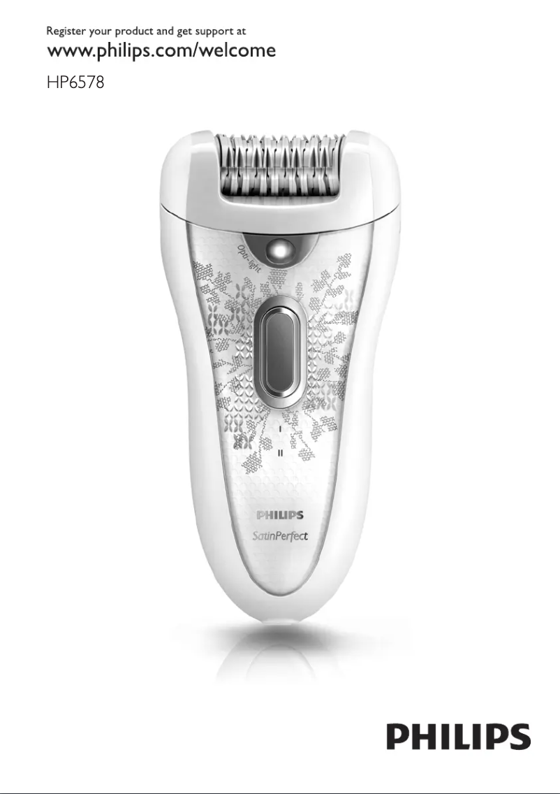 Page n°1 - Manuel utilisateur Philips SatinPerfect HP6578