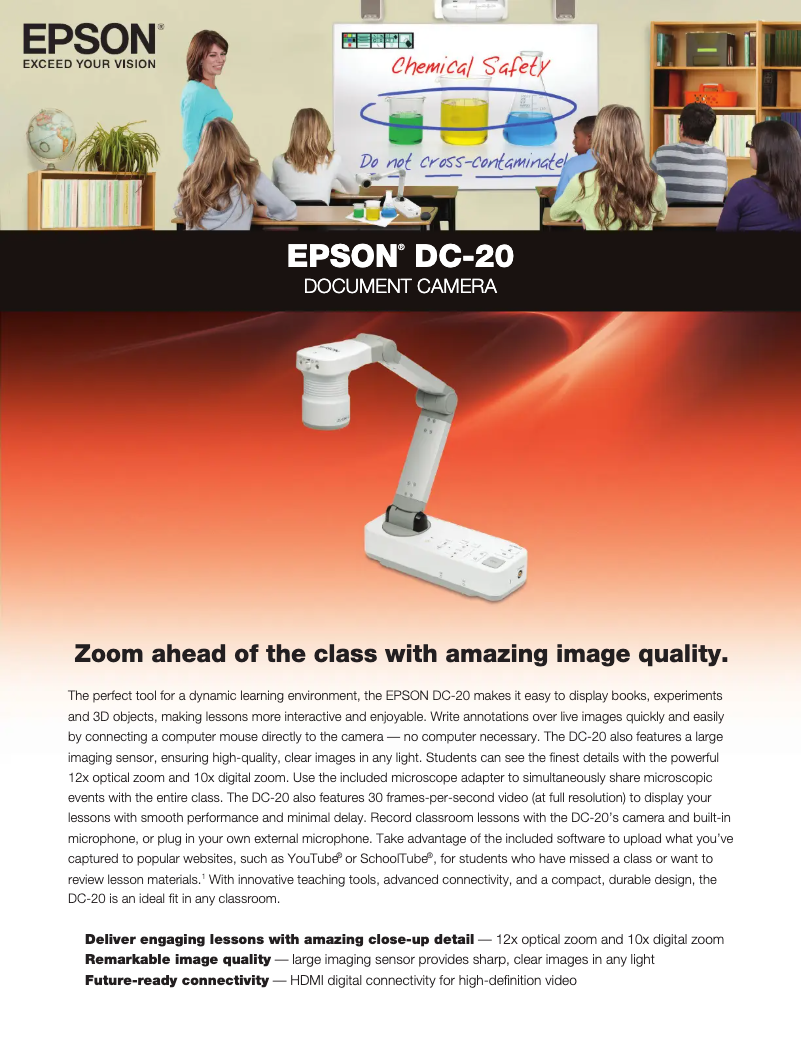 Imagen de la primera página del manual del dispositivo ELPDC20