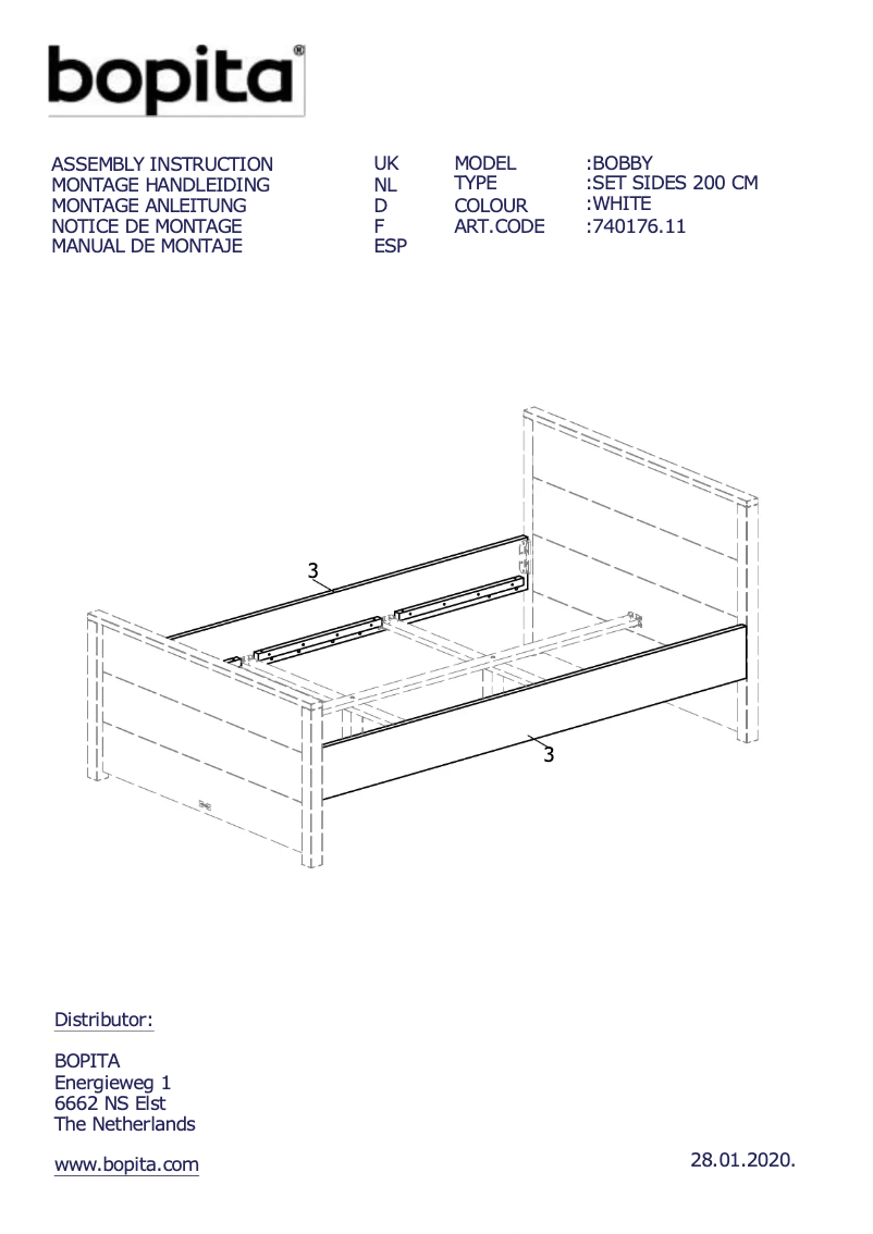 Page n°1 - Manuel utilisateur Bopita Bobby
