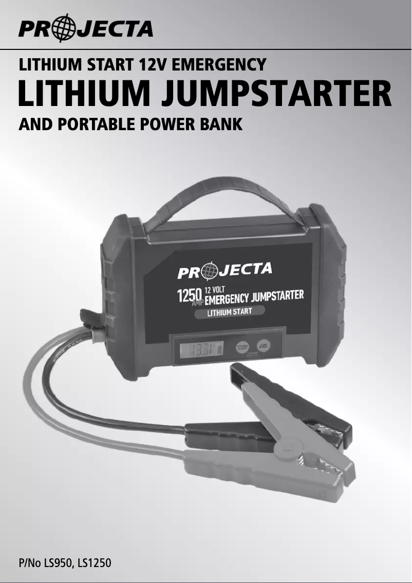 Página 1 del manual Manual de usuario Projecta LS1250