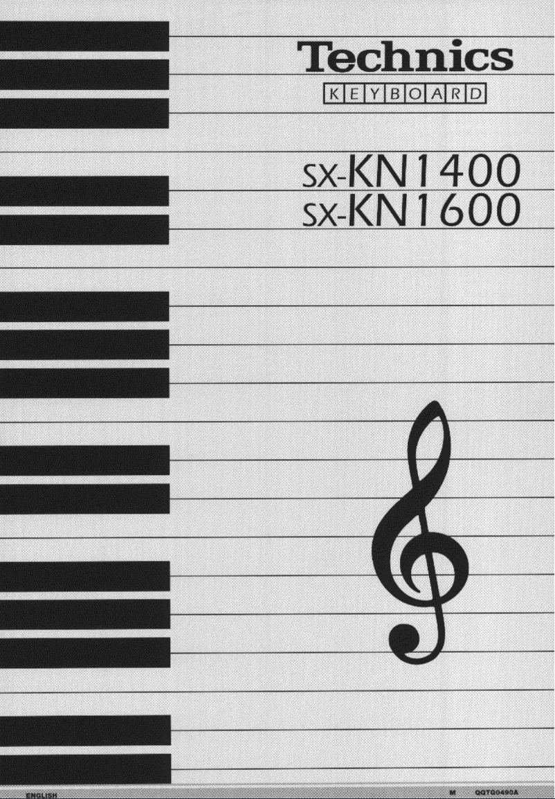 Image de la première page du manuel de l'appareil SX-KN1400