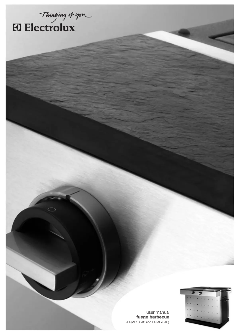 Page 1 de la notice Manuel utilisateur Electrolux Fuego EQMF100AS