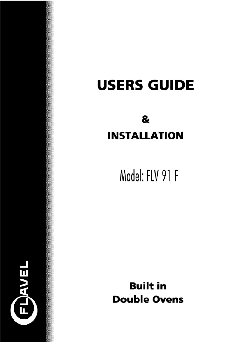 Page n°1 - Manuel utilisateur Flavel FLV91F
