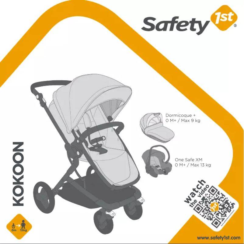 Page 1 de la notice Manuel utilisateur Safety 1st Kokoon Comfort